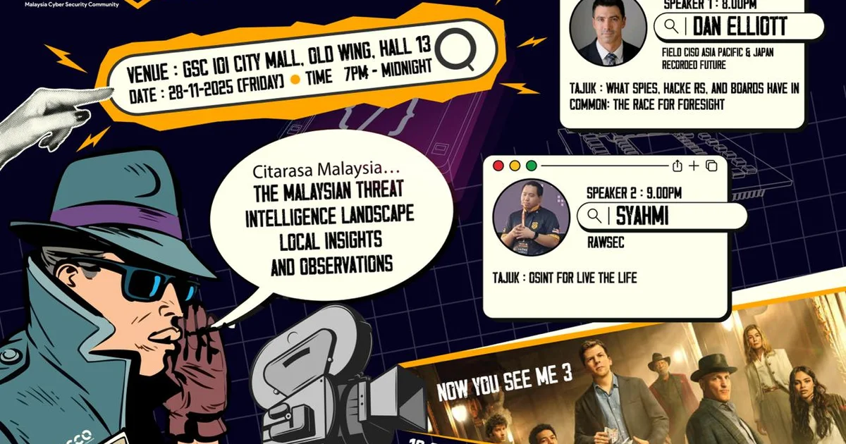 RAWSEC Malaysia Cyber Security Community Meetup Nov 2025