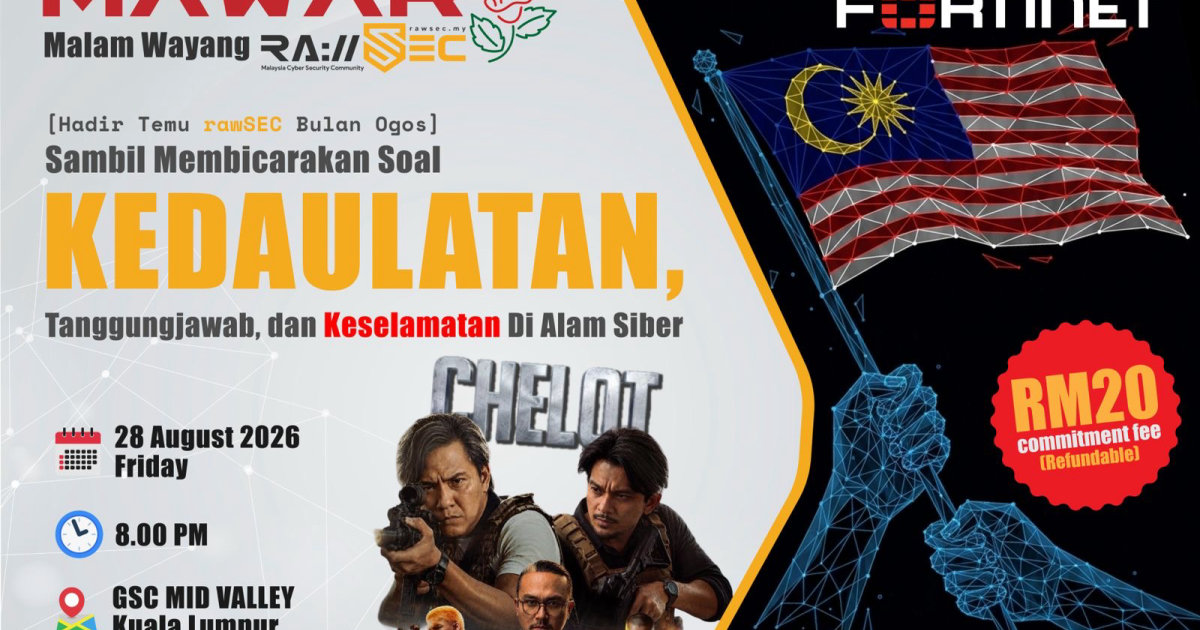 MAWAR (Malam Wayang)  ; rawSEC x Fortinet